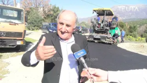 Asfaltiranje puta u Kručama