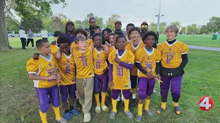 Teammates show support for youth football player recovering from cardiac arrest