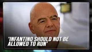 Rights group urges FIFA to block Infantino re-election bid over term limits