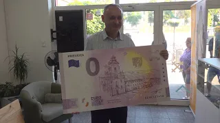 Prievidza má vlastnú eurobankovku