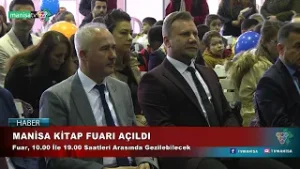 MANİSA KİTAP FUARI AÇILDI