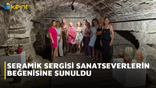 SERAMİK SERGİSİ SANATSEVERLERİN BEĞENİSİNE SUNULDU