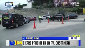 Cierre parcial de la Av. Costanera por obras de drenaje