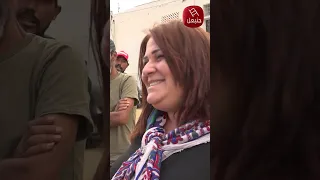 في القفة  :  مدير مدرسة يهدد هالة باستدعاء الحرس ... بعد ما كان فرحان