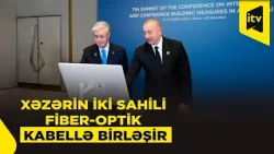 Azərbaycan və Qazaxıstandan rəqəmsal körpü: Trans-Xəzər kabel xətti açıldı