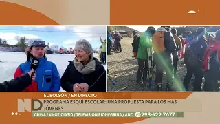 Bariloche and El Bolsón: Public school students enjoy skiing on the mountain