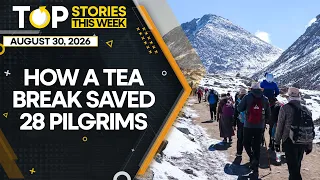 Nepal-Tibet Floods: How a Tea Break Saved 28 Kailash Mansarovar Pilgrims From Nepal Floods | WION