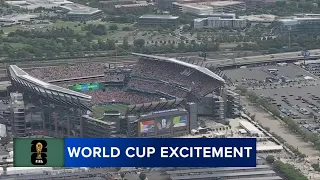Record‑setting World Cup crowds pack Philadelphia