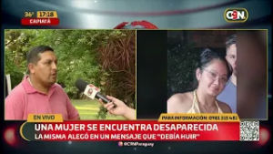 Mujer de 38 años está desaparecida