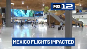 Airlines cancel flights at PDX to, from Mexico amid cartel violence