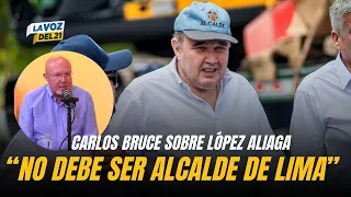 Bruce on his opponent López Aliaga: “I intend to be mayor for everyone, without discriminating ag...