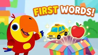 Larry the Parrot Teaches First Words! | Vehicles, Colors & Toys for Toddlers | BabyFirst