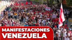 CAOS y MARCHAS en VENEZUELA con MENSAJE para ESTADOS UNIDOS y DONALD TRUMP