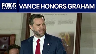 VP Vance pays tribute to late Senator Lindsey Graham | FOX 5 News