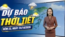 Weather forecast for the night of 10/23 and 10/24/2026