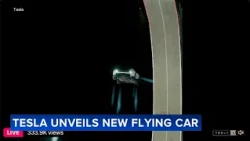 Elon Musk unveils Tesla's new Roadster, and it can fly