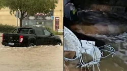 Starkregen setzt Marseille in Frankreich großflächig unter Wasser