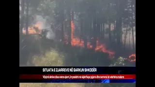 SITUATA E ZJARREVE NË QARKUN SHKODËR