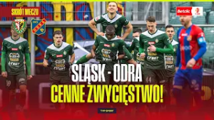 SKRÓT: ŚLĄSK WROCŁAW - ODRA OPOLE. WAŻNE ZWYCIĘSTWO I DOBRA GRA! BETCLIC 1 LIGA - 22. KOLEJKA