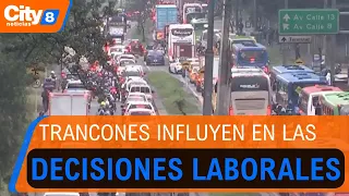 Trancones en Bogotá impulsan la preferencia por el trabajo híbrido | CityTv