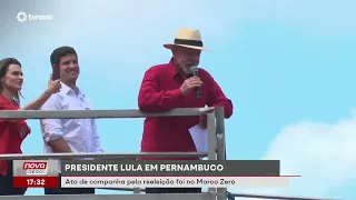 Lula takes part in campaign event at Marco Zero in Recife | #NovaGeral