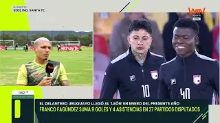 🎙️ "I was anxious during the penalty vs. River Plate": Franco Fagúndez, Santa Fe forward. 🔴