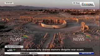Ancient Syrian city of Palmyra draws visitors despite war scars
