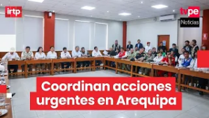 Gobierno coordina acciones en Arequipa tras afectaciones climáticas y define hoja de ruta