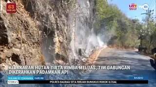 KEBAKARAN HUTAN TIRTA RIMBA MELUAS, TIM GABUNGAN DIKERAHKAN PADAMKAN API