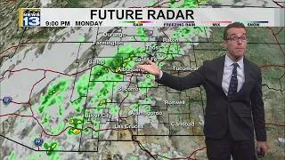 Wet Labor Day for some in New Mexico & cooldown