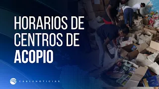 Bogotá donation center hours adjusted following massive solidarity response to earthquake