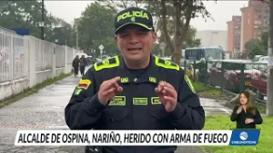 Violento intento de robo en Bogotá deja herido al alcalde de Ospina, Nariño