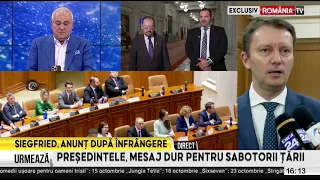 Siegfried Mureșan, first reaction after the government fell