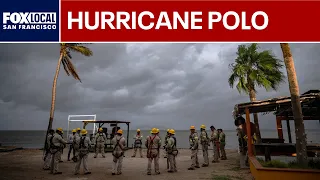 Hurricane Polo unleashes on Baja California