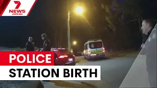 Baby born in Queensland police station driveway | 7NEWS