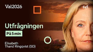 Utfrågningen på 5 minuter: Elisabeth Thand Ringqvist (C)