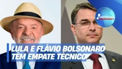 Real Time Big Data: em cenário de empate técnico, Flávio tem 52% contra 48% de Lula no 2º turno