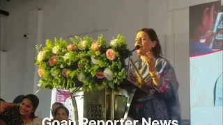 Goan Reporter:MLA Deviya Rane, Anganwadi Workers felicitated at Honda under Seva Sankalp Abhiyan.