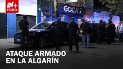 Man wounded in armed attack in the Algarín neighborhood, CDMX