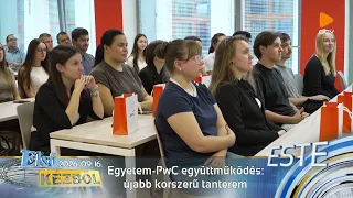 Egyetem-PwC együttműködés: újabb korszerű tanterem