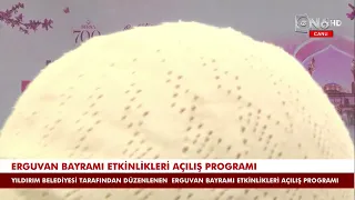 Yıldırım Belediyesi tarafından düzenlenen Erguvan Bayramı etkinlikleri Açılış programı
