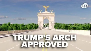 National Capital Planning Commission gives preliminary approval to Trump's arch