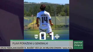 Fudbaleri Novog Pazara poraženi u "generalki"