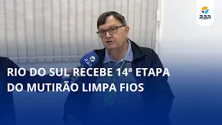 Rio do Sul hosts 14th stage of the Clean-Up Cable Task Force