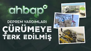 TRT Haber, inside Ahbap's warehouse in Kocaeli
