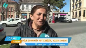 Uğur zəhmətin nəticəsidir, yoxsa şansın? | Canlı Yayım