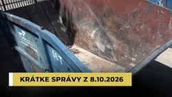 Krátke správy z 8.10.2026