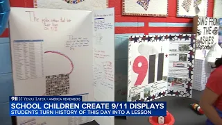 Chicago elementary school students keep 9/11 memories alive through annual school project