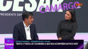 ?️? "Creo que haremos una buena Copa Libertadores" César Camargo, presidente del Deportes Tolima.