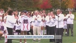 Elmira College athletes get Tommy Hilfiger jerseys